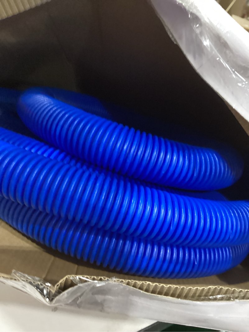 Condition photo showing Good Condition for swimming pool vacuum hose for above ground and some in-ground pools – head and reel not included – 1 ¼” diameter, 24’ long – chemical and weather-resistant, rolls for easy storage 1 ¼ dia | 24’ long