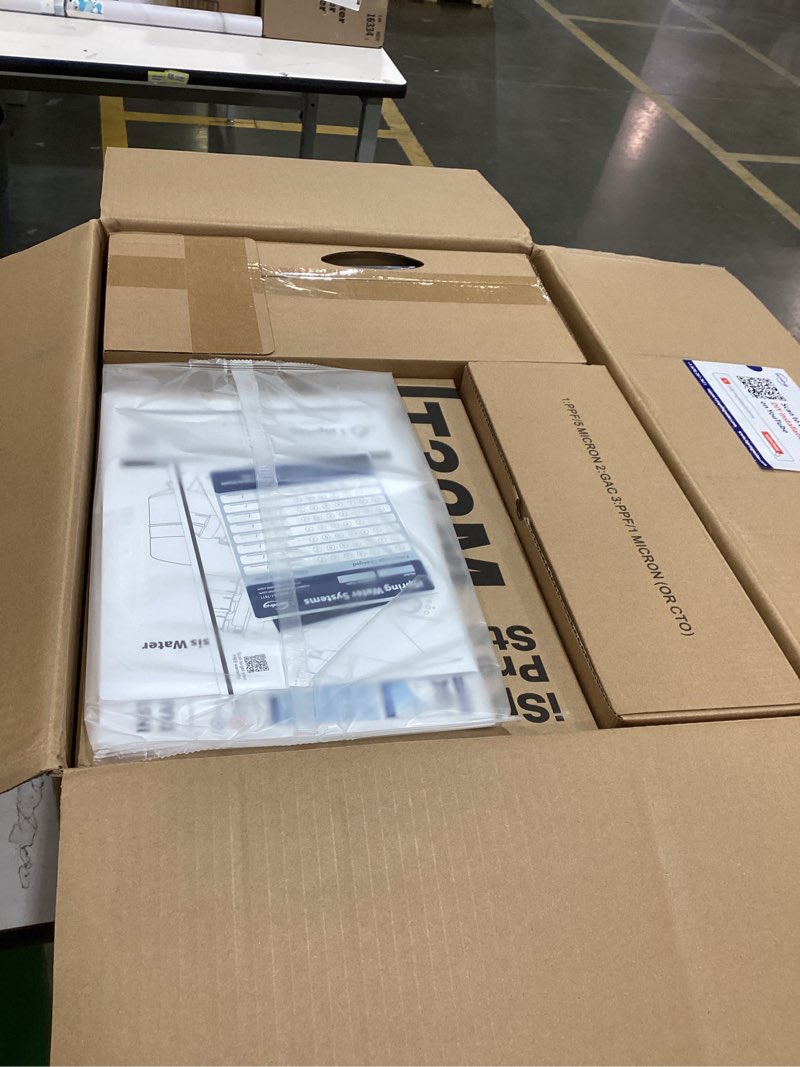 Condition photo showing Good Condition for ispring rcc7ak, nsf certified, 75 gpd, alkaline 6-stage reverse osmosis system, ph+ remineralization ro water filter system under sink, patented top-mounted faucet design for easy installation 6-stage, alkaline brushed nickel