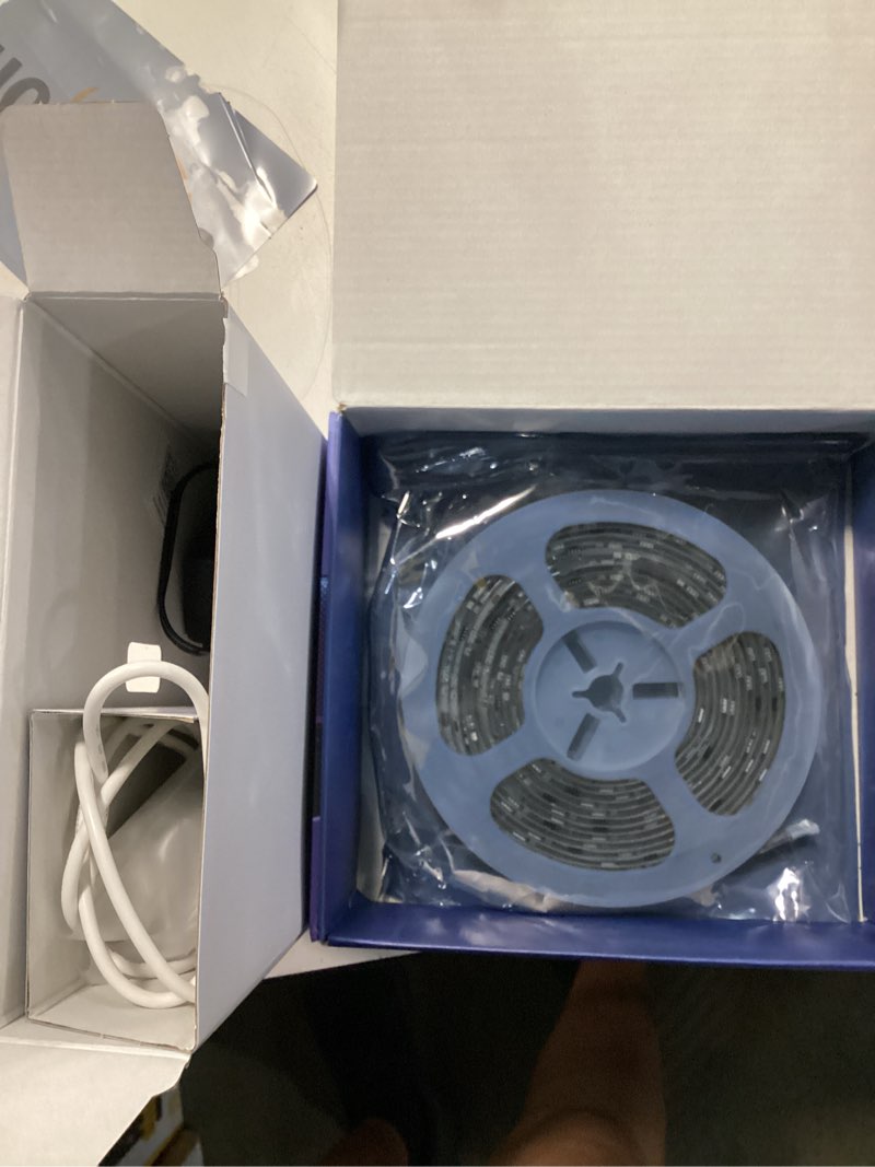Condition photo showing Good Condition for tapo tp-link rgbwic smart led light strip 16.4ft, 1000 lumens, 16m dimmable colors, 50 color zones, works w/apple homekit/alexa/google home, sync-to-sound, ip44 pu coating, trimmable l930-5 rgbic + white leds (1000 lm) 16.4 ft.