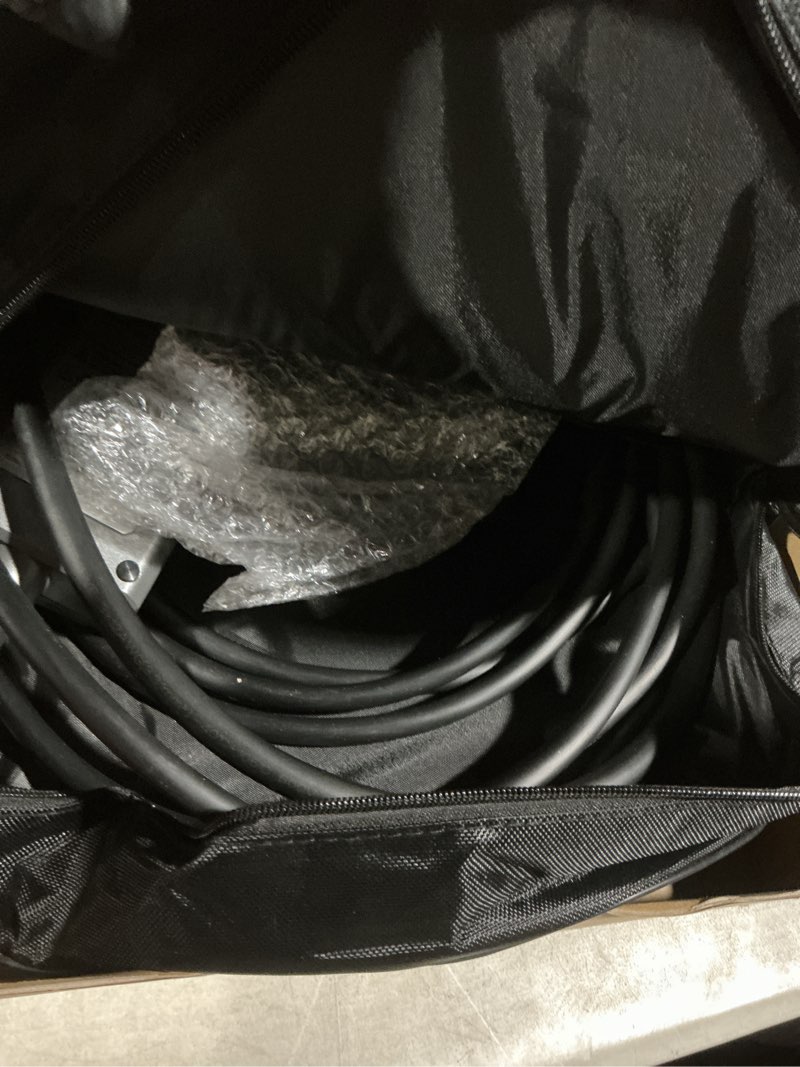 Condition photo showing As Is for Portable Level 1 EV Charger, Electric Car Charging with 25ft Charging Cable, Home EV Charging Station for SAE-J1772 Charger, 16A Electric Vehicle Charging with NEMA 6-20, Current Adjustable