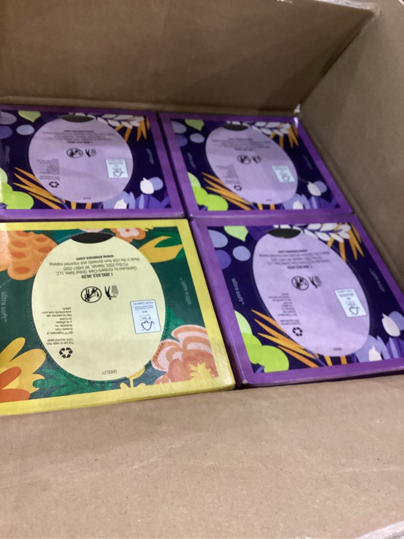 Condition photo showing New/Like New for Kleenex Ultra Soft Facial Tissues, 8 Cube Boxes, 80 Tissues per Box, 3-Ply, Packaging May Vary White 80 Tissues (Pack of 8)