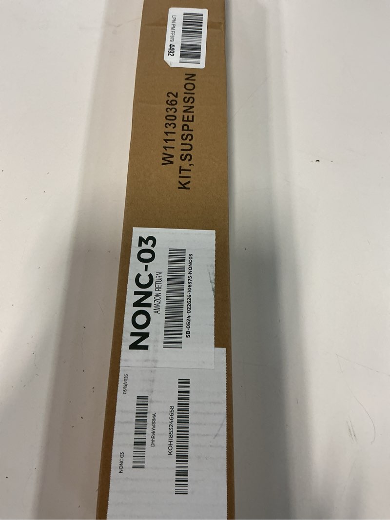 Condition photo showing New/Like New for w11130362 washer-suspension rod kit wtw5000dw2 - fit for maytag, whirlpool, kenmore washing machines, mvwx655dw1, wtw5000dw3, mvwc565fw1, mvwc565fw2, mvwc565fw0, 4psc (black)