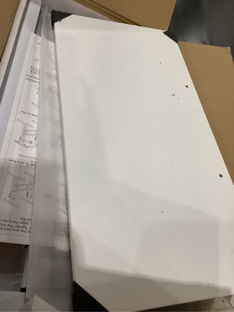 Enayplon Small Standing Desk with Wheels, Mobile Stand Up Desk, Portable Standing Table on Wheels fo