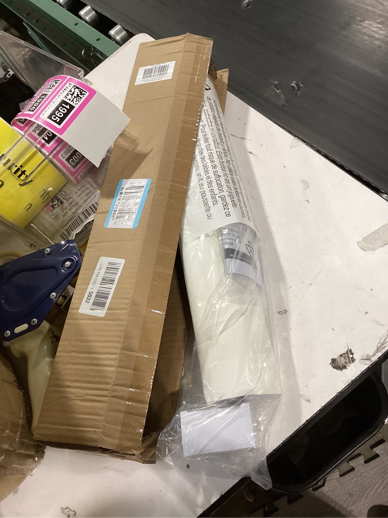 Condition photo showing Good Condition for lazblinds cordless roman shades for windows, light filtering thermal insulated window blinds, lightweight fabric blinds for indoor windows, 22" w x 60" h, ivory light filtering - ivory 22" w × 60" h