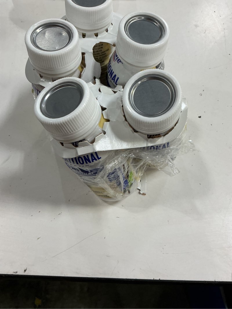 Condition photo showing As Is for (exp 04/07/2027) equate vanilla original nutritional shake, 8 fl oz, 6 count