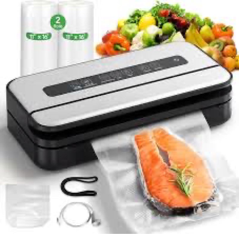 vacuum sealer machine, 90kpa food vacuum sealer machine preservation dry/moist/liquid modes, led ind
