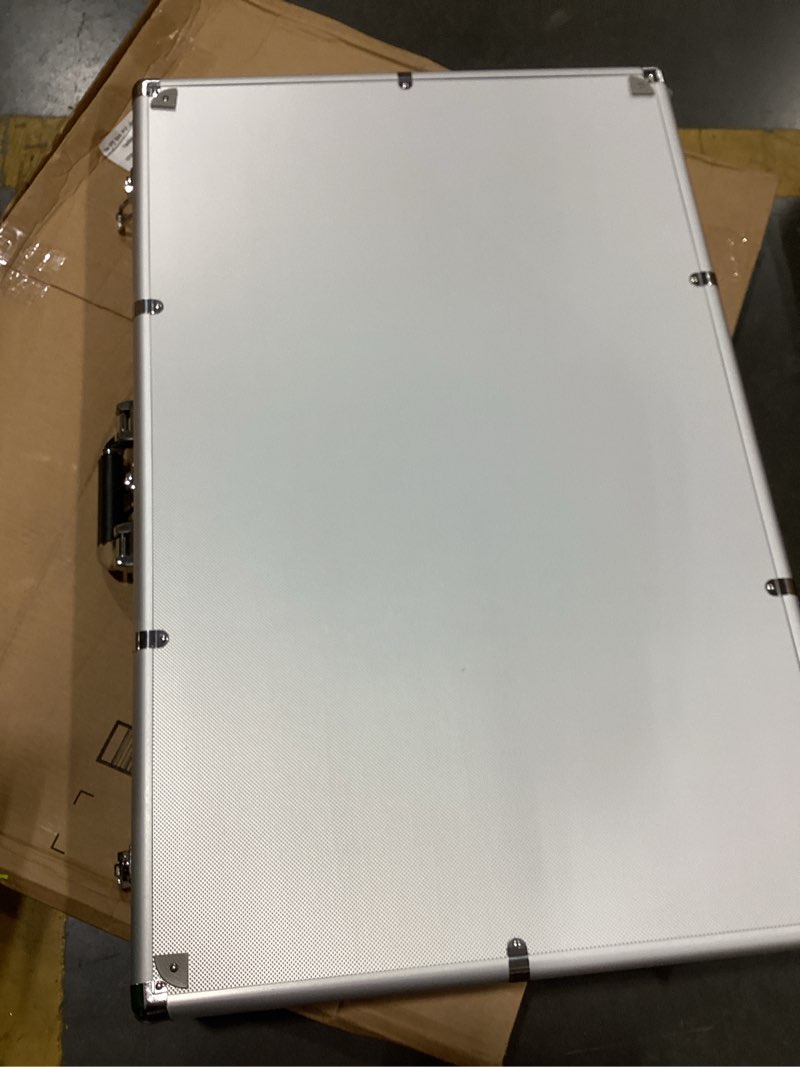 Condition photo showing Good Condition for aluminum new framed locking gun pistol handgun lock box hard storage carry case
