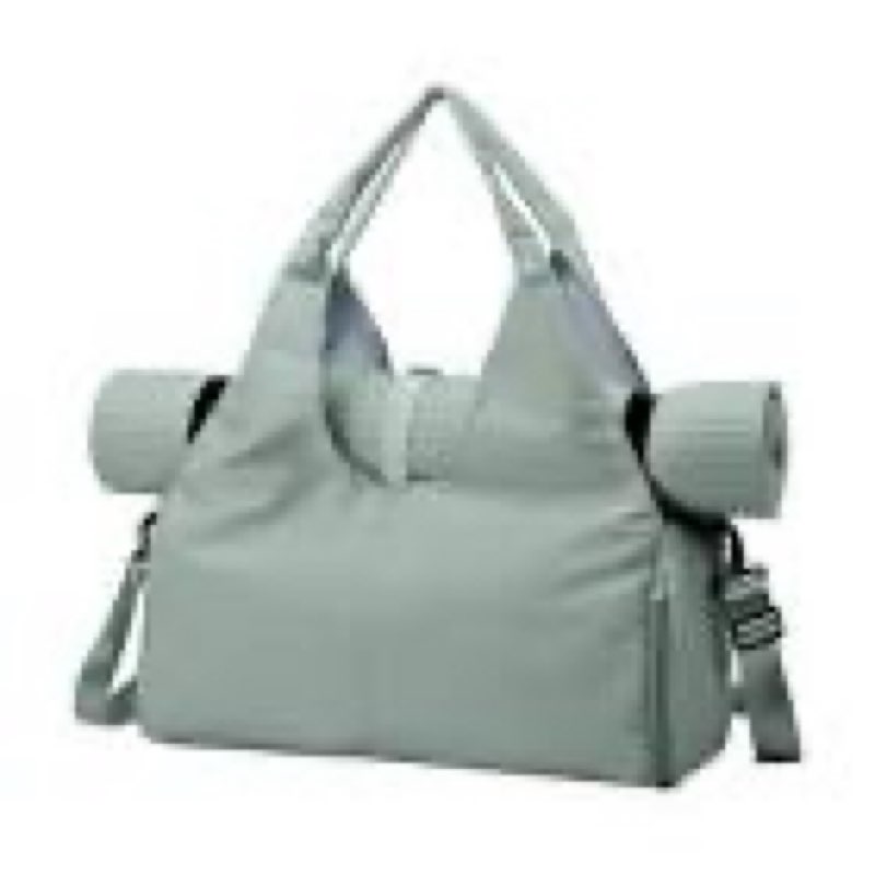 Yoga Mat Bag, Gym Tote Bag, Large Capacity Yoga Bag with Adjustable Strap For Pilates,Office, Travel, Workout,Beach And Gym Grey