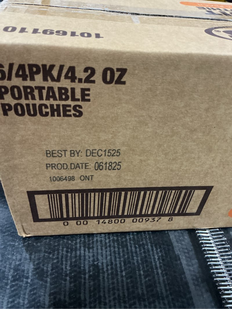 Condition photo showing New/Like New for Mott’s Fruit Smoothies Vanilla Peach, 4.2 oz clear pouches, 24 Count (6 Packs of 4), Made With Milk, Made With Real Fruit, Good Source of Calcium, On-the-Go Vanilla Peach 4.2 Fl Oz (Pack of 24)