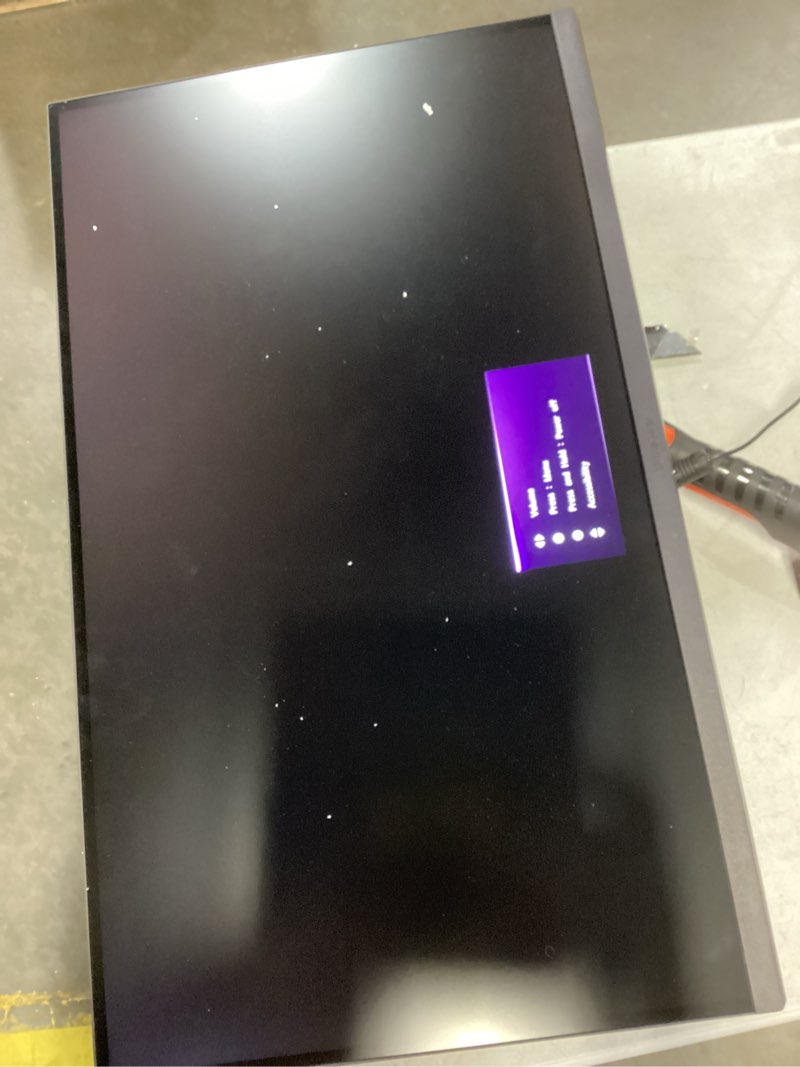 Condition photo showing As Is for LG 27G850A-B 27-inch Ultragear 4K UHD (3840 x 2160) IPS Gaming Monitor, Dual-Mode 240Hz, 1ms, NVIDIA G-Sync Compatible, AMD FreeSync Premium Pro, VESA DisplayHDR 600, HDMI, DisplayPort 2.1, Black