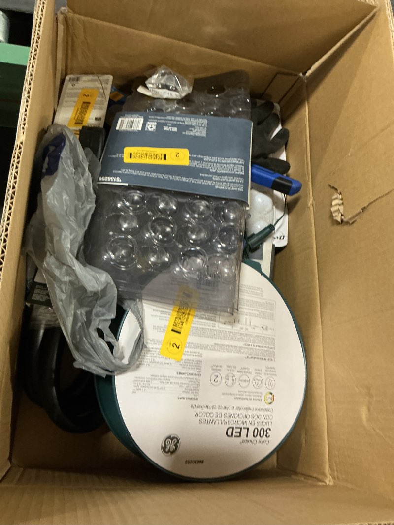 Condition photo showing As Is for Assorted Home Improvement Lot (Small Tools, Screw, Home Accessories, etc.)