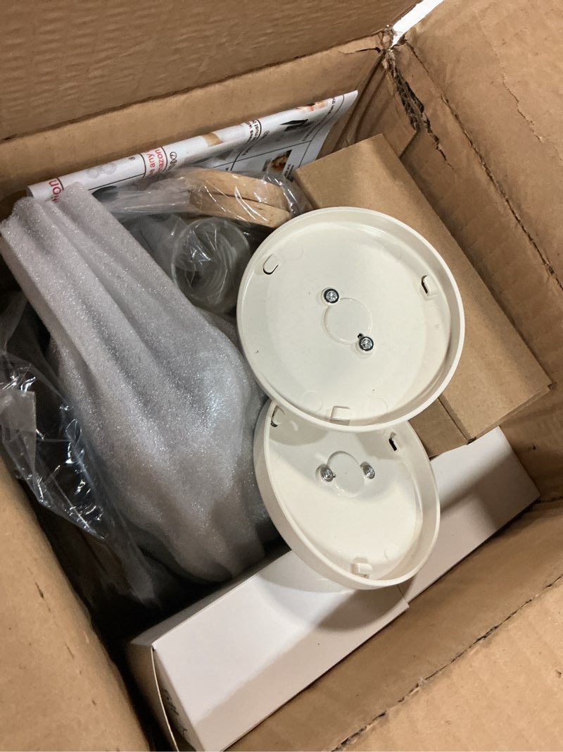 Condition photo showing Good Condition for Battery Operated Black Faux-Wood Industrial Wall Sconce Set of Two, Easy to Install Not Wires, Remote Control Dimmable LED Light Bulb, Dimmable Wall Lamp Fixtures for Indoor Bedroom Farmhouse Gallery