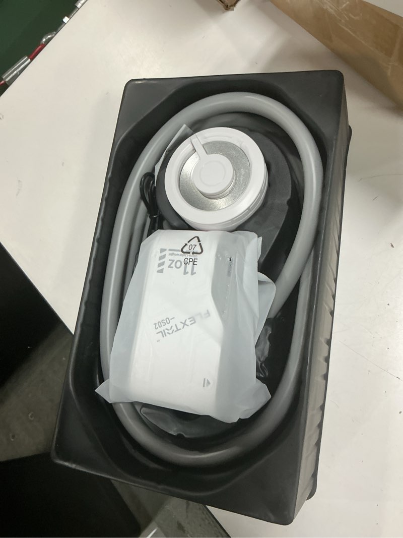 Condition photo showing Good Condition for flextailgear max shower portable shower for camping, rechargeable outdoor camping shower, portable shower pump with usb-c,shower pump for hiking, car wash, pet cleaning, beach vacations white