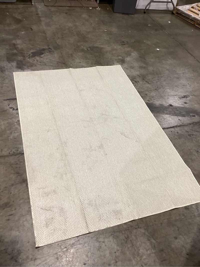 Condition photo showing As Is for we don’t know size ))) carpet outdoor