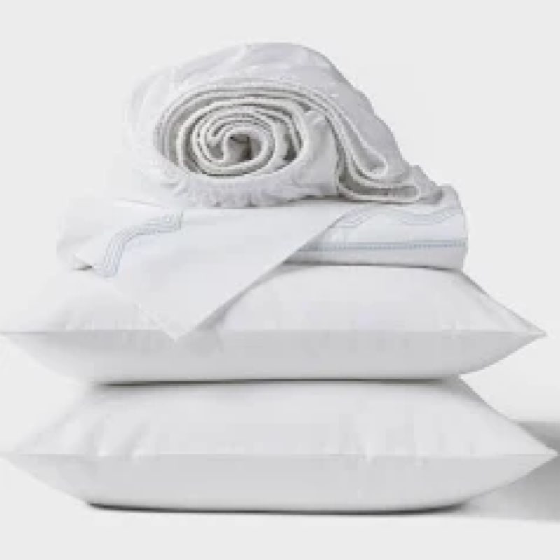 Condition photo showing New/Like New for NON Sticky cotton Premium Egyptian Cotton 4 Piece Cot Sheet Set, 8" Deep Pocket Fitted, Sheets for 3