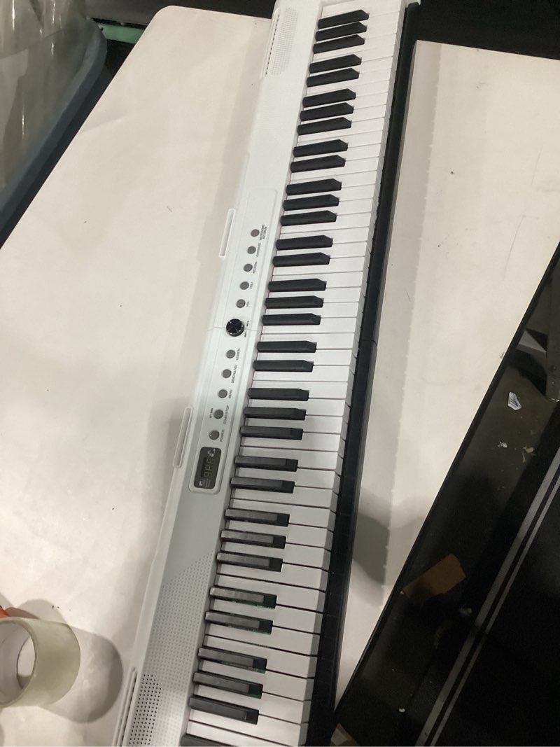 88 Key Piano Keyboard, Semi Weighted Electronic Digital Piano with Music Stan