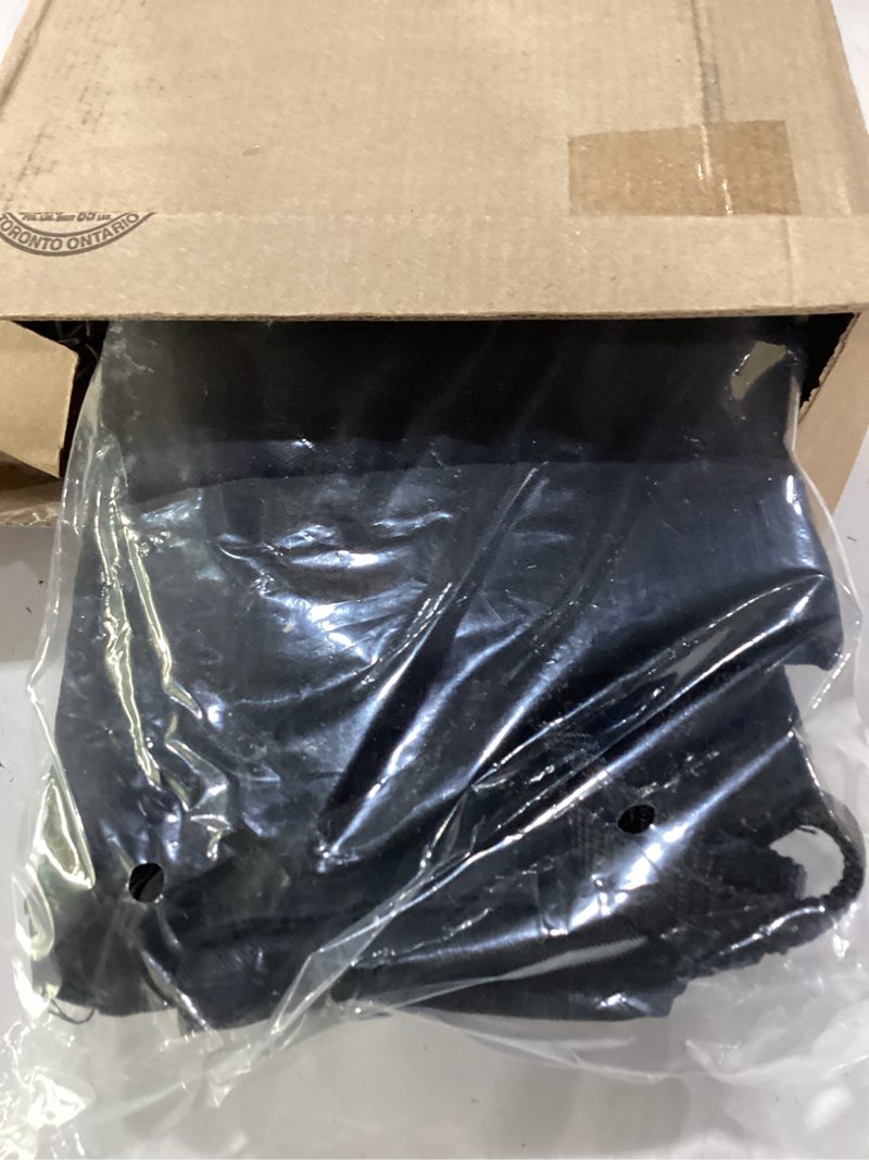 Condition photo showing New/Like New for jolly jumper iconic (black), doorway baby jumper, indoor exercise saddle seat, adjustable height, for infants up to 28lbs, no stand required black saddle