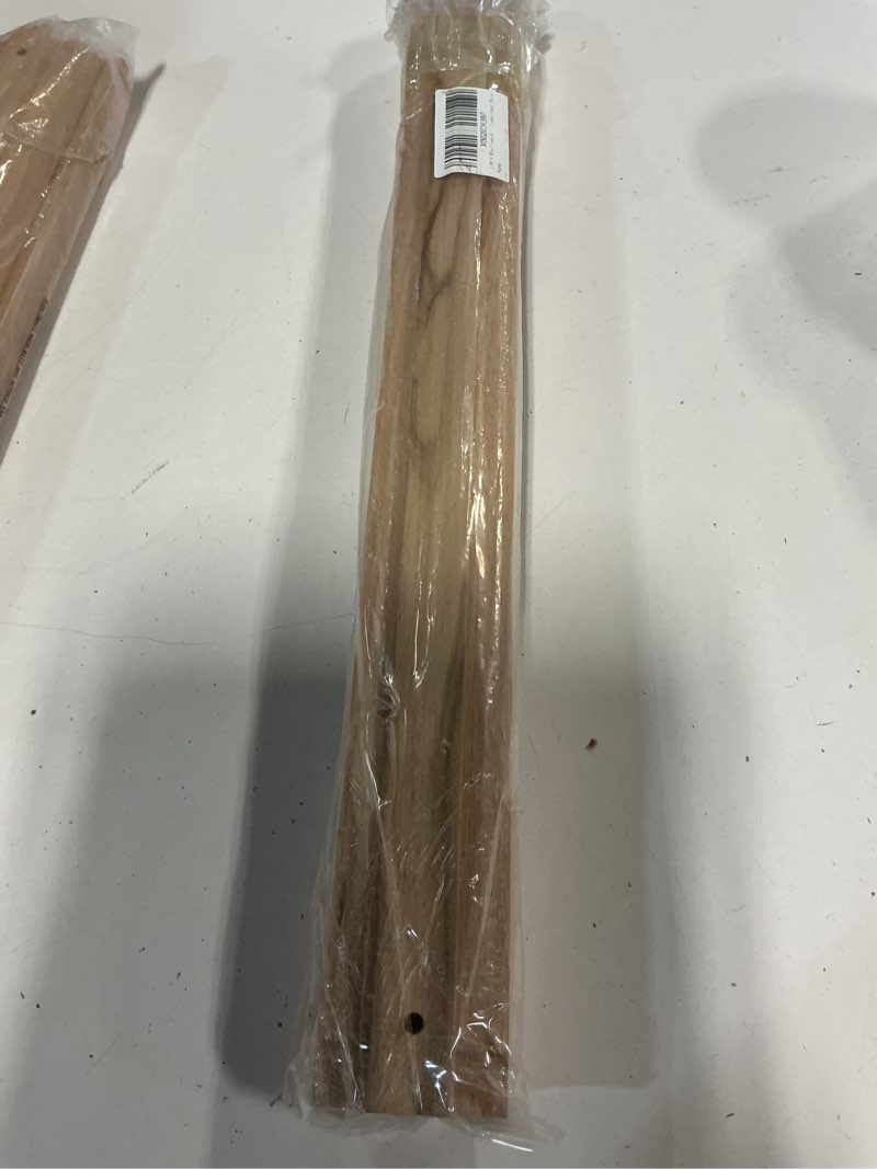 Condition photo showing Good Condition for 2 PCS Wax Coated 18 Inches Wood Drawer Slide, Classic Traditional Wood Center Guide Track 18Inch-2pcs