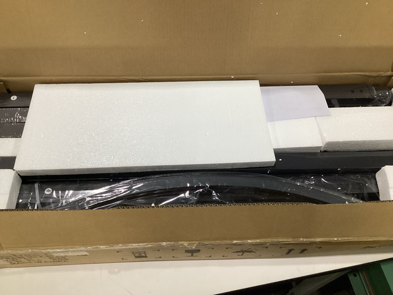 Condition photo showing Good Condition for Twin Size Bed Frame with Vintage Headboard, 1500LBS Heavy Duty Twin Platform Bed Frame with Noise Free Design/12 Inch Under-Bed Storage Space/No Box Spring Needed/Tool-Free Assembly