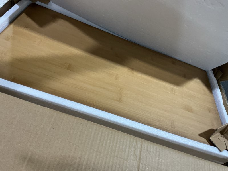 Condition photo showing Good Condition for Wire Shelf Covers, Bamboo Wire Rack Covers for Pantry, Closet (4pcs, 24" W x 12" D) 24"W x 12"D 4