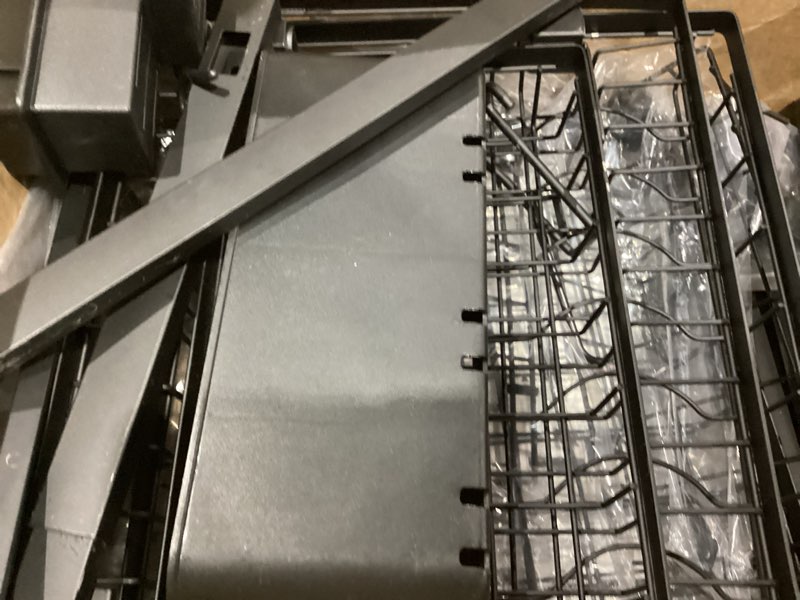 Condition photo showing As Is for adbiu over the sink dish drying rack (expandable height and length) snap-on design 2 tier large dish rack 31-39.4l x 12w x 34-38h inches 31 - 39.4l x 12w x 34 - 38h (inches)