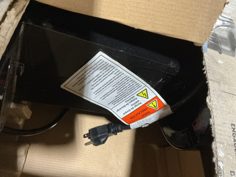 Condition photo showing As Is for Nespresso Vertuo Plus Coffee and Espresso Maker By De'Longhi, Ink Black Machine Only Ink Black