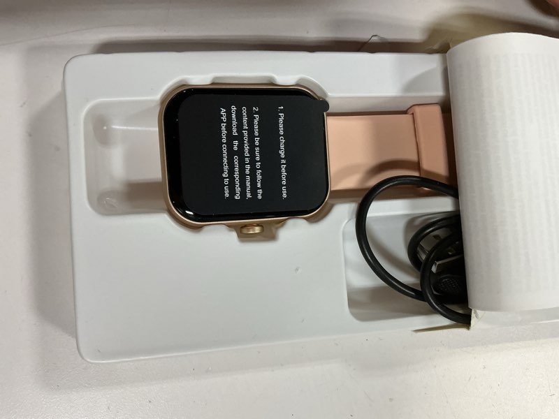 Condition photo showing Good Condition for Motast Smart Watch (Answer/Make Call), 1.96" HD Smartwatch for Women, 2025 Fitness Watch with 112+ Sport Mode/Pedometer/Sleep/Heart Rate Monitor, IP68 Waterproof Fitness Tracker for Android iOS Pink
