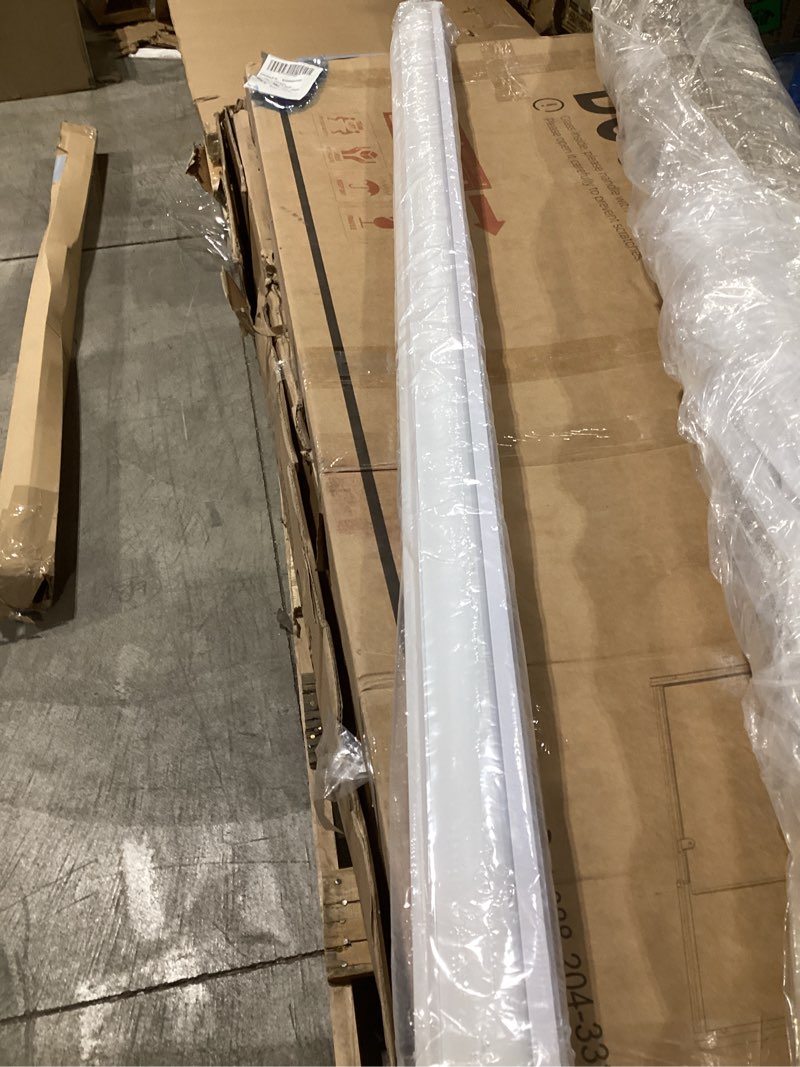 Condition photo showing Good Condition for Joydeco 100% Blackout Roller Shades (Pro), Free-Stop Cordless Blinds for Windows, UV Protection, Natural Woven Blinds for Home and Office, Light-Proof Aluminum Cover (White, 70" W x 96" H) White 70"W x 96"H