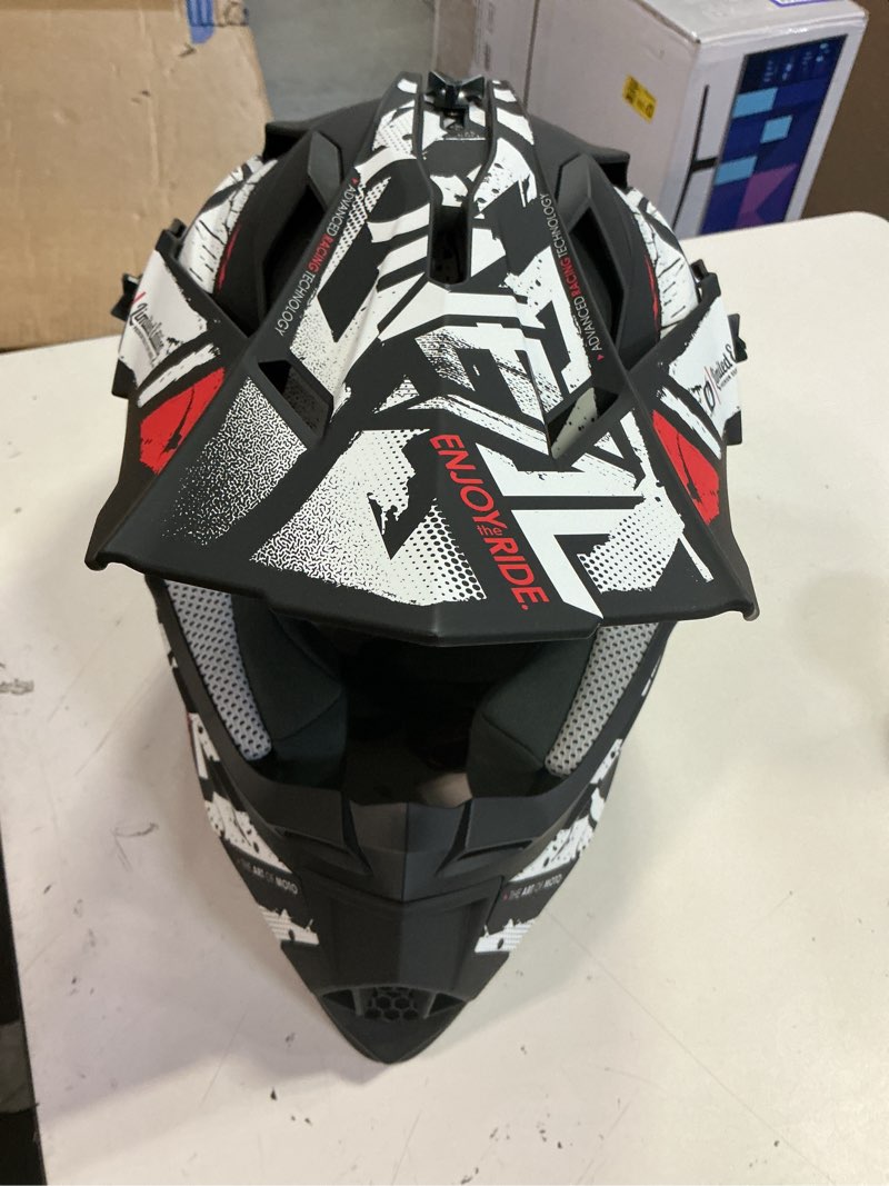 Condition photo showing Good Condition for o'neal 2 srs helmet glitch black/white medium