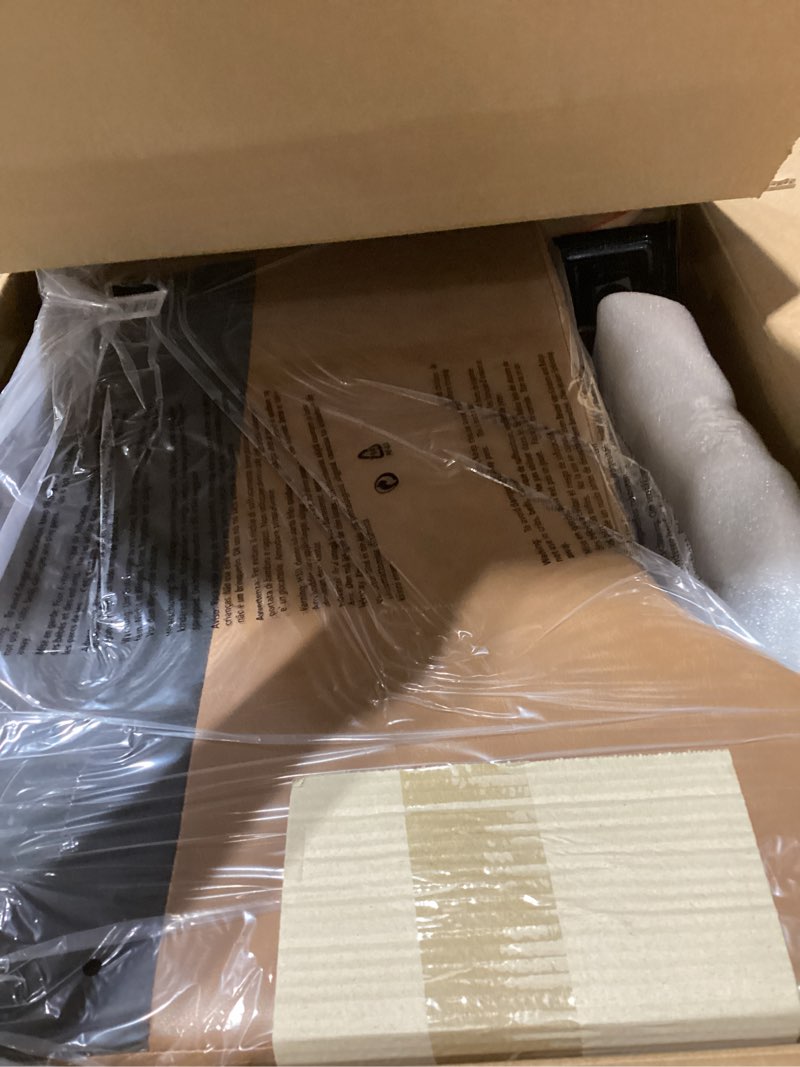 Condition photo showing As Is for PU Leather Accent Chair Set of 2, Mid-Century Modern Living Room Armchair Sofa with Removable Cushions, Solid Wood Frame & Stitched Armrest Design, Bedroom Chair with Plastic Legs, Brown Brown Set of 2 Incomplete 