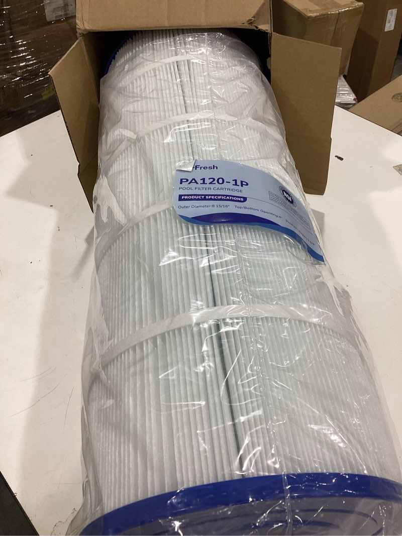 Condition photo showing Good Condition for fil-fresh c1200 pool filter cartridges compatible with hayward c1200, replacement for pleatco pa120, hayward cx1200re, unicel c-8412, 120 sq.ft