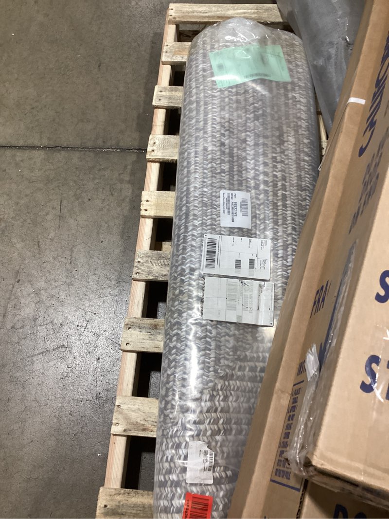 Condition photo showing Good Condition for Colonial Mills Siena Multi Braided Rug - Storm Gray 9' Square