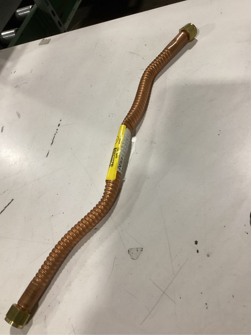 Condition photo showing Good Condition for BrassCraft WB034-12N 3/4" FIP x 3/4" Nominal Male/Female Sweat x 12" Copper Water Heater Connector