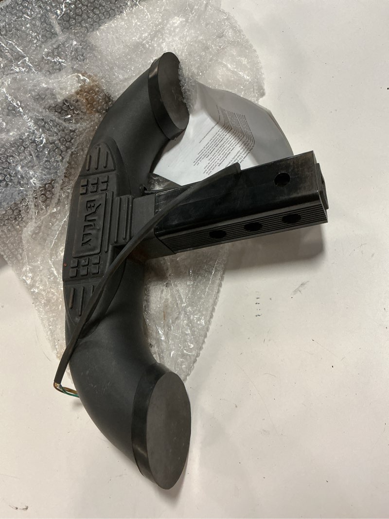 Condition photo showing Good Condition for black bull steel hitch step w/led brake light – 1.25" & 2" receiver fit – works on chevy ford toyota gmc ram jeep – 350lb capacity