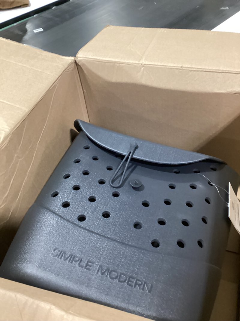 Condition photo showing Good Condition for Simple Modern Getaway Backpack | Waterproof Material EVA Bag with Zipper Pocket for Beach, Pool, Boat, Travel | Durable and Lightweight | 23L | Midnight Black