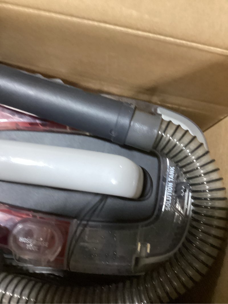 Condition photo showing Good Condition for hoover cleanslate plus portable carpet + upholstery spot cleaner machine, powerful suction with versatile tools, pet stain remover, car and auto detailer, pair with hoover carpet cleaner solution
