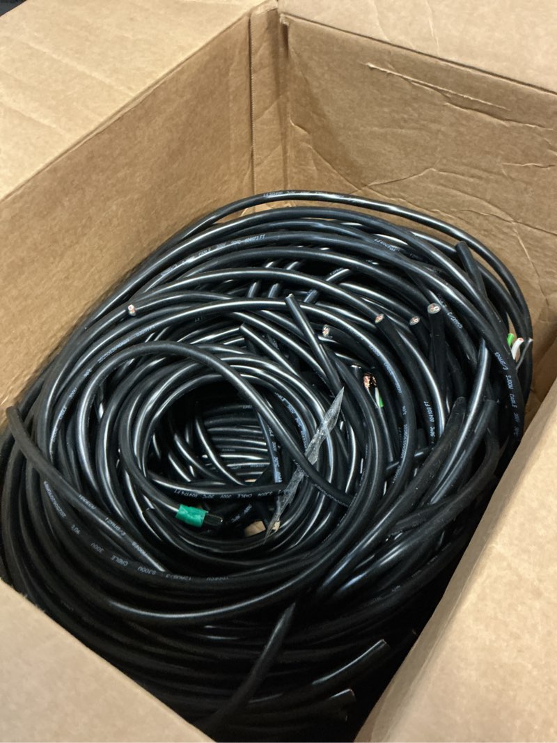 Condition photo showing As Is for 150ft 12/3 12 AWG Portable Power Cable (3 Conductor) - SJOOW 300V 12 Gauge Electric Wire for Motor L