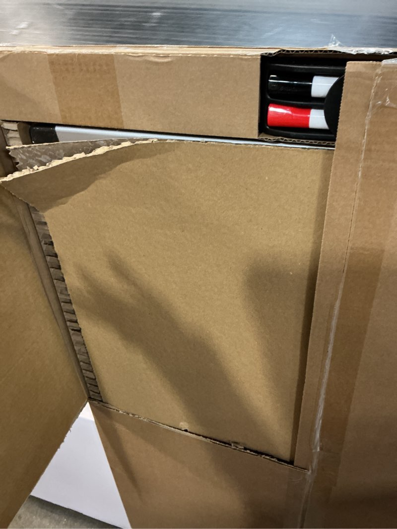 Condition photo showing Good Condition for Amazon Basics Large Magnetic Dry Erase Whiteboard with Pen Tray for School, Classroom, Office & Home , 35.4" x 23.6", Aluminum frame