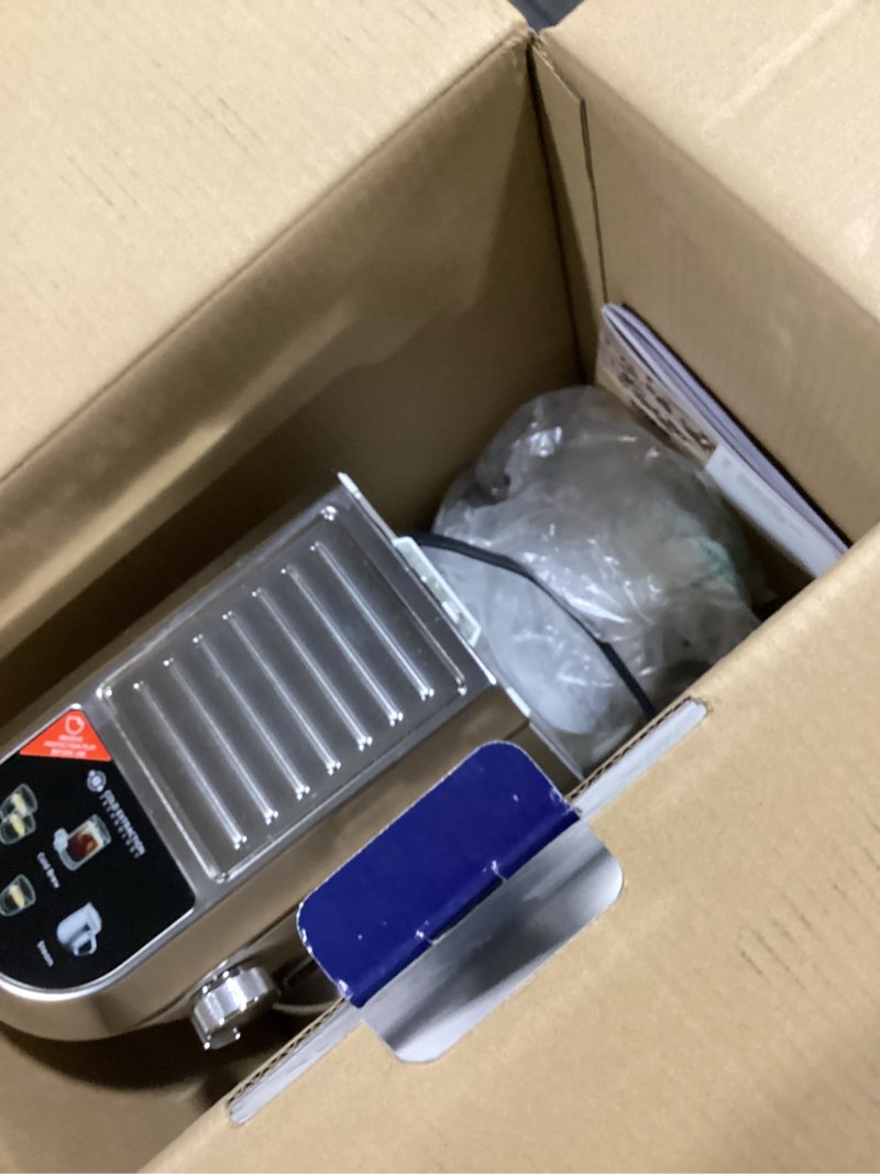 Condition photo showing As Is for De'Longhi Dedica Duo Compact Espresso Machine - Cold Brew Coffee Maker with Milk Frother Wand- for Espresso, Hot & Iced Coffee, Cappuccinos, Lattes & Home Barista Brewing, Vanilla