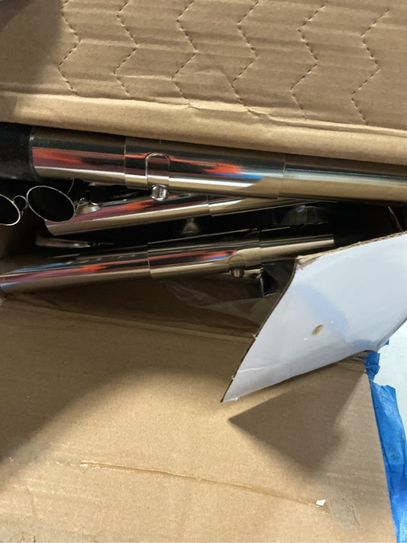 Condition photo showing Good Condition for better homes & gardens folding adjustable garment rack, chrome