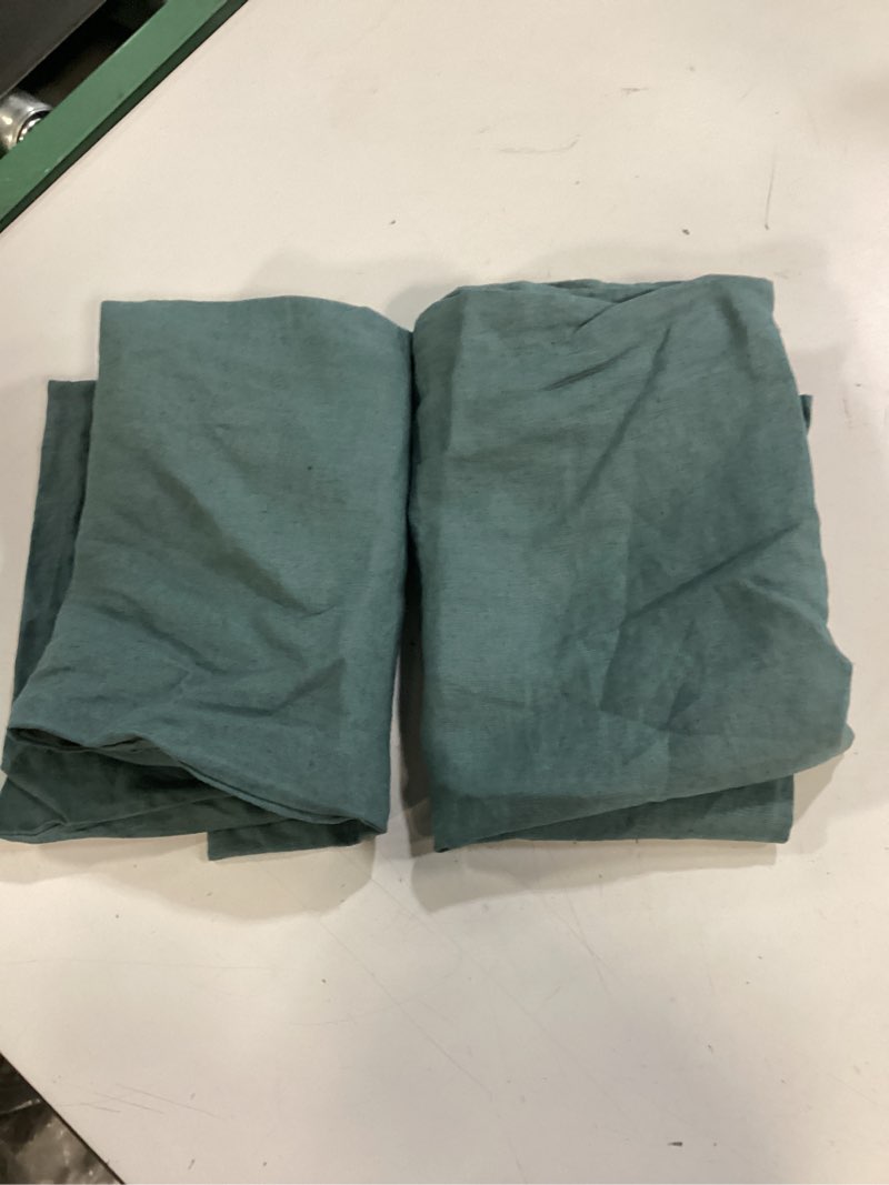 Condition photo showing Good Condition for ( 2 pack) quince european linen sham set sol ocean standard