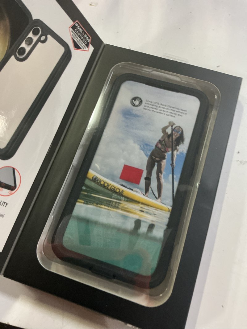 Condition photo showing New/Like New for body glove tidal waterproof phone case for samsung galaxy s23 5g - black/clear