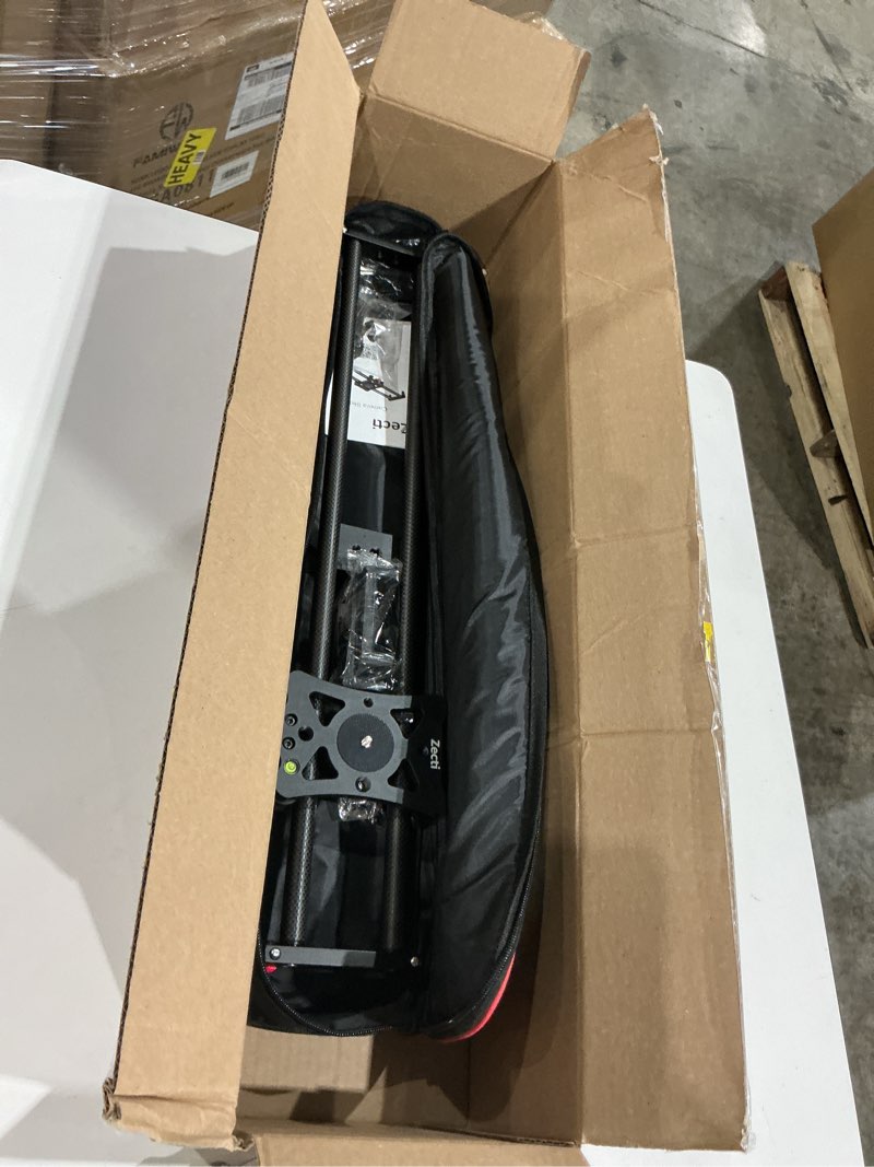Condition photo showing Good Condition for similar zecti camera slider 24\"/60 cm adjustable carbon fiber camera dolly track slider video stabilizer rail for camera dslr video movie photography camcorder stabili & phone, black 24 inch