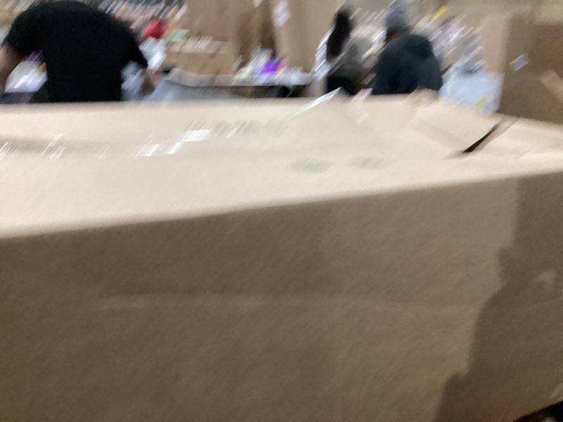 Condition photo showing item condition for Solid Wooden Modern Triangle Coffee Table: Unique Funky Coffee Tables for Living Room, Oval Mid-Century Irregular Abstract Tea Tables for Patio Office Balcony Bedroom (Walnut, 33" L x 22" W x 16" H) Walnut 33" L X 22" W X 16" H