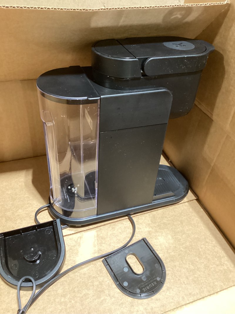 Condition photo showing As Is for Keurig K-Express Single Serve K-Cup Pod Coffee Maker, 3 Brew Sizes, Strong Button Feature, 42oz Removable Reservoir, Black