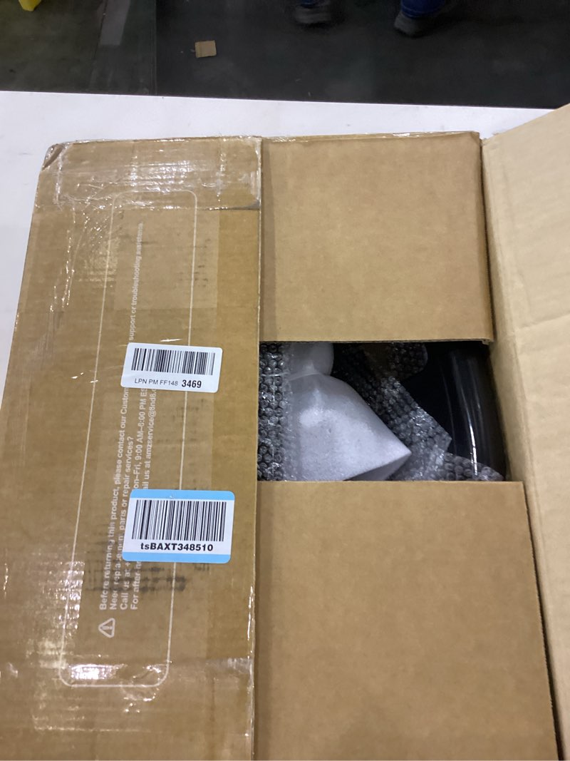 Condition photo showing New/Like New for Go Kart Seat Attachment for Self-Balancing Scooter – Adjustable Frame Fits 6.5", 8", 10" Balance Boards, Easy Install, Safe & Fun Ride for Kids and Adults, Ideal for Gifts Classic Black