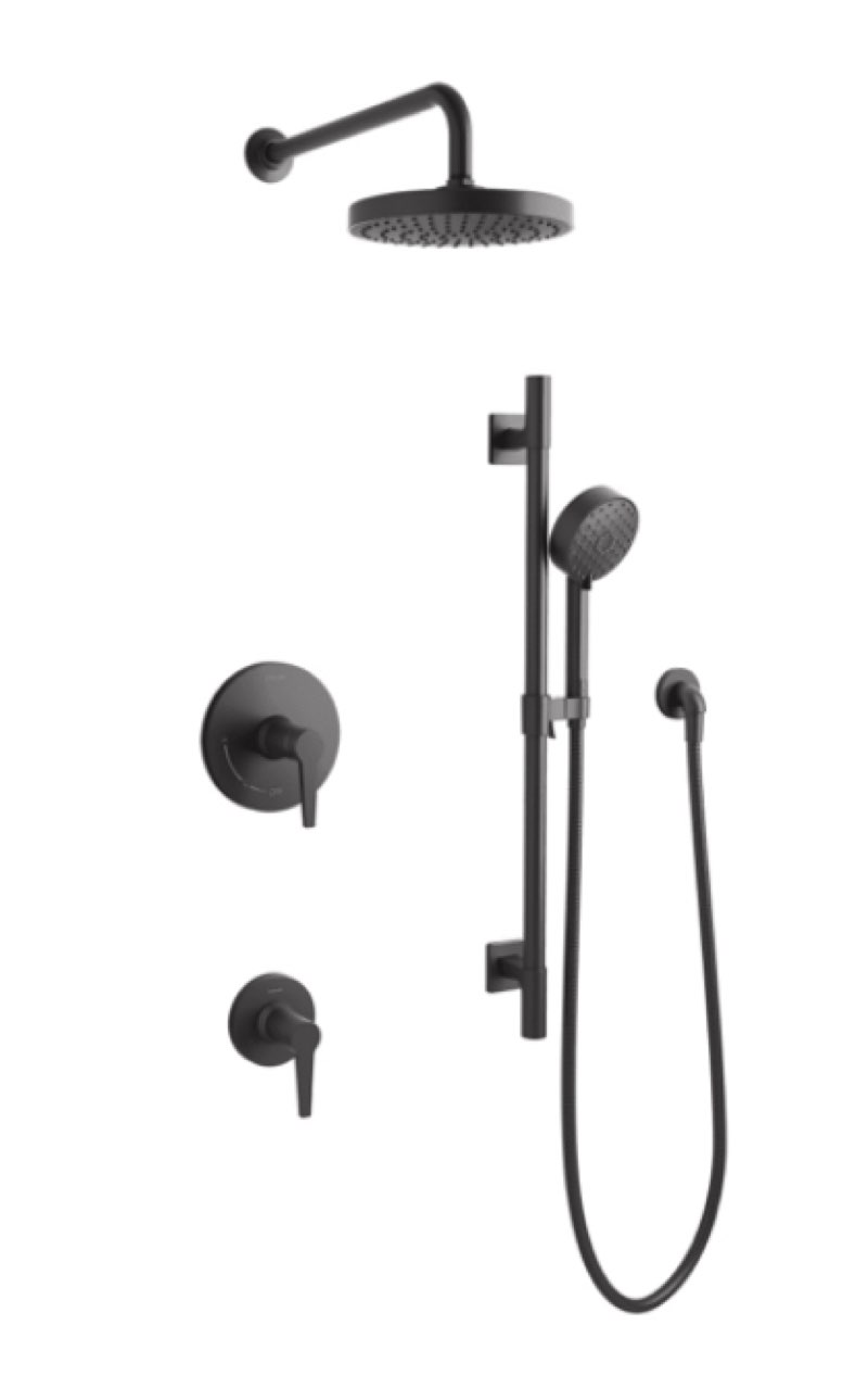 Set  Kohler K-26914-Y Awaken Showers / Black 