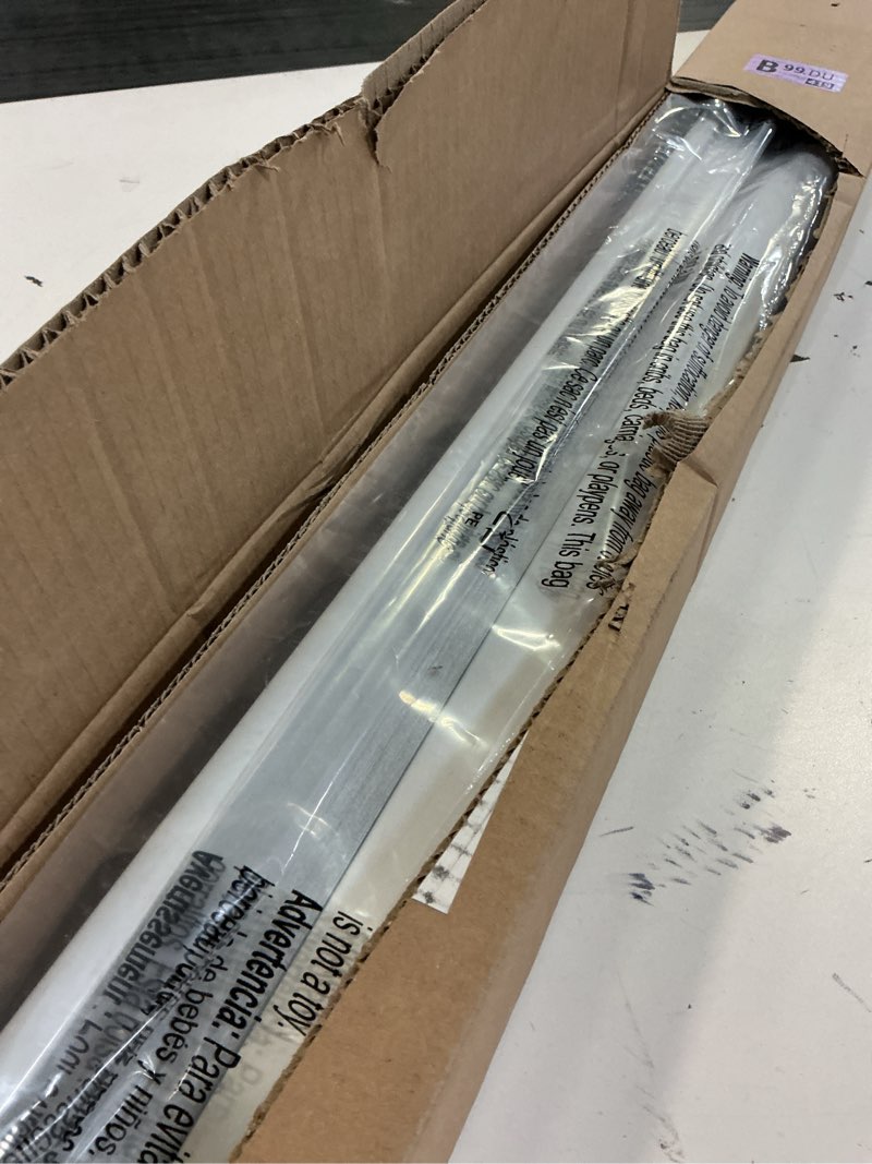 Condition photo showing Good Condition for lazblinds cordless cellular shades, no tools no drill blackout honeycomb shades pleated blinds for windows, 42.5'' w x 48'' h, silver white blackout-silver white 42 1/2'' w x 48'' h