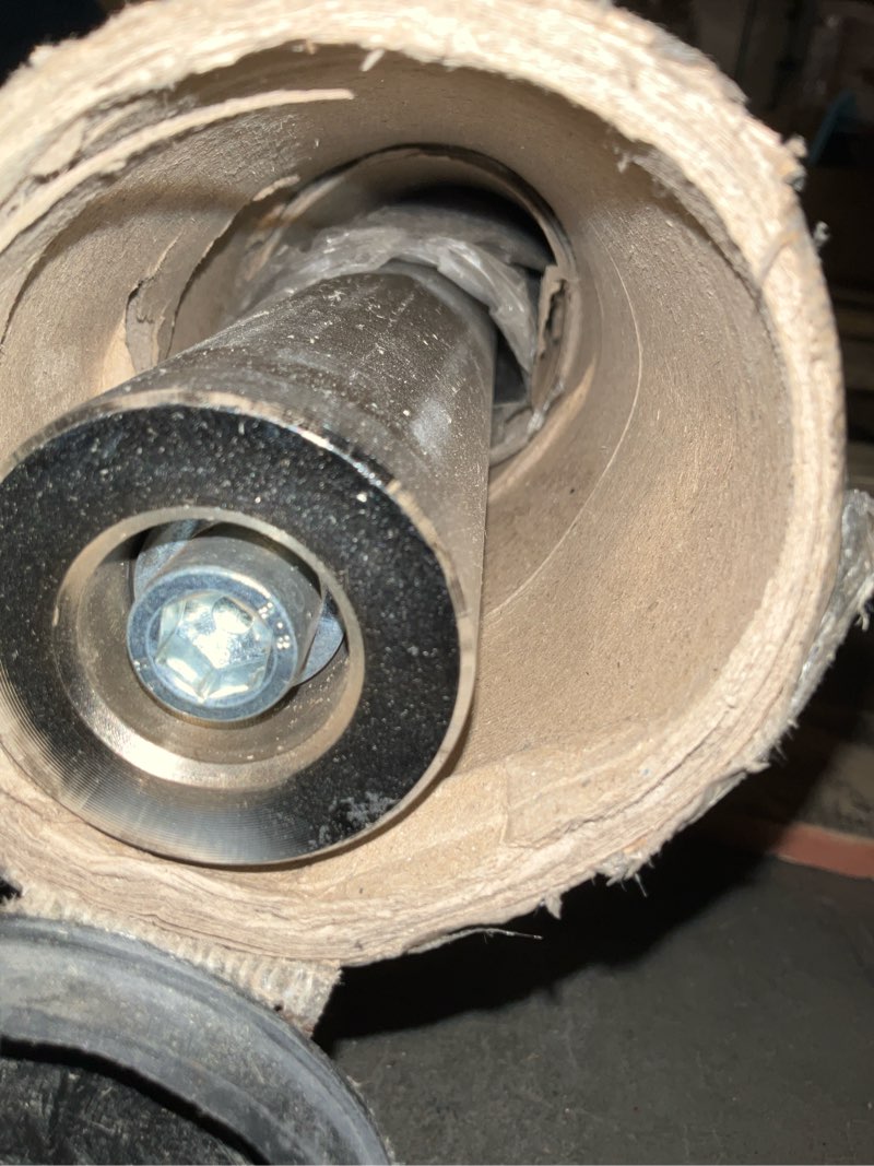 Condition photo showing As Is for Weightlifting barbell bar 