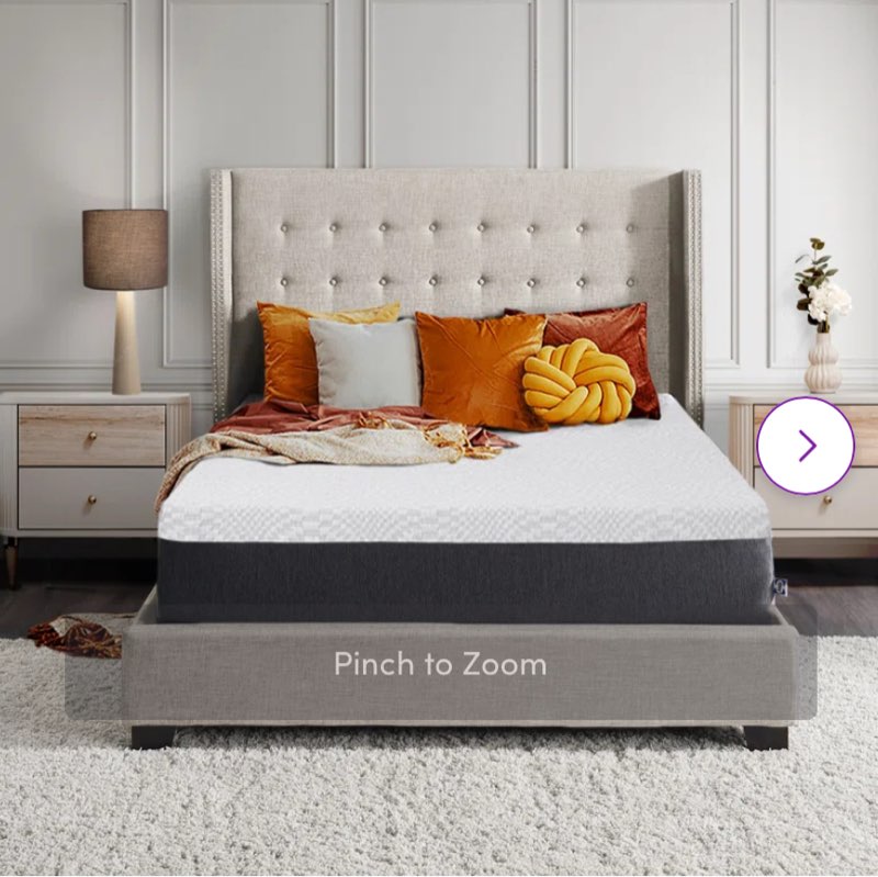 ( similar ) Sealy Cool 12" Medium Memory Foam Mattress with CopperChill Technology